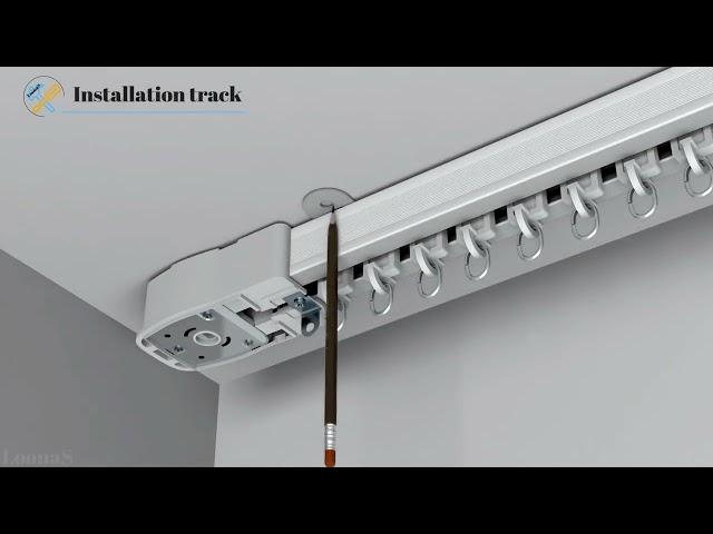 How to Install Motorized Curtain Track?