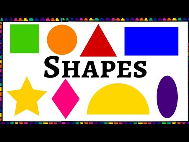 Shapes for kids | Basic shapes | 2D Shapes | Different shapes | Shapes | Home based school | #shapes