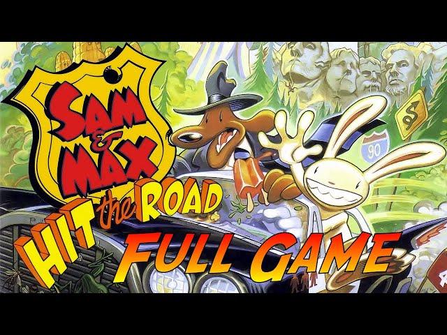 Sam and Max Hit The Road | Complete Gameplay Walkthrough - Full Game | No Commentary