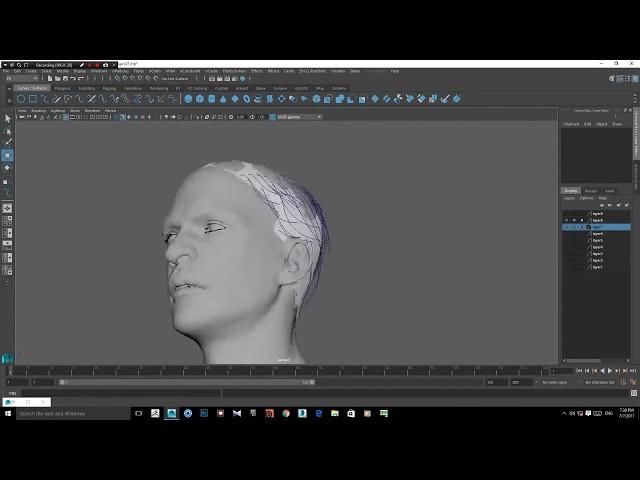 Ornatrix Maya: Male head and facial hair tutorial