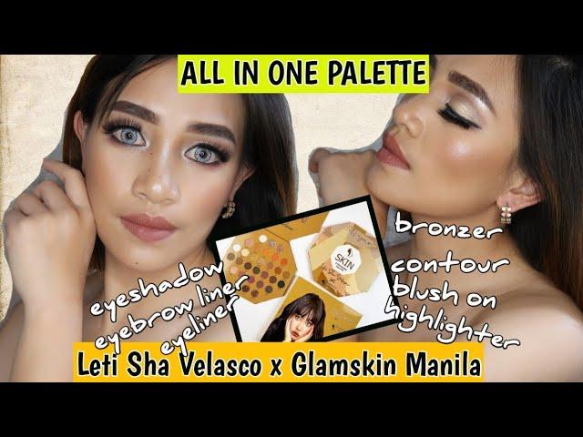 Soft Bronzy Make-up Look ft. Leti Sha Velasco x Glamskin Manila Palette