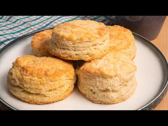 Homemade Flaky Buttery Biscuits - Dished #Shorts