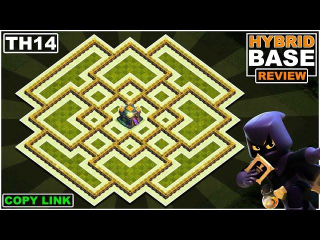 NEW BEST TH14 HYBRID/TROPHY/FARMING Base 2022 | Town Hall 14 Hybrid Base Link - Clash of Clans