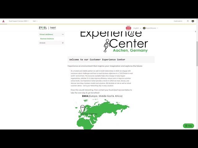 ZYXEL Support Campus - Customer Experience Center (CXC)