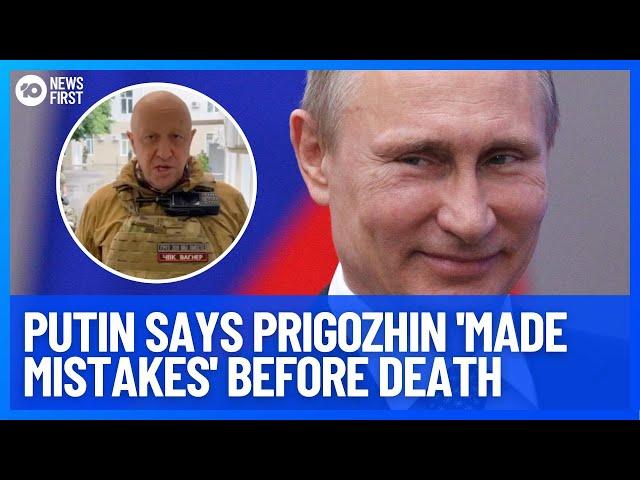 Vladimir Putin Confirms Yevgeny Prigozhin's Plane Crash Death, Wagner Leader "Made Serious Mistakes"
