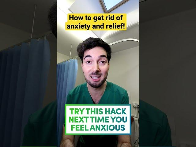 Anxiety relief and how to get rid of an attack #shorts