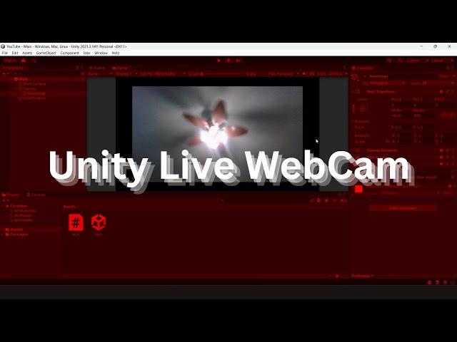 How to Display the Unity Web Camera on a Raw Image