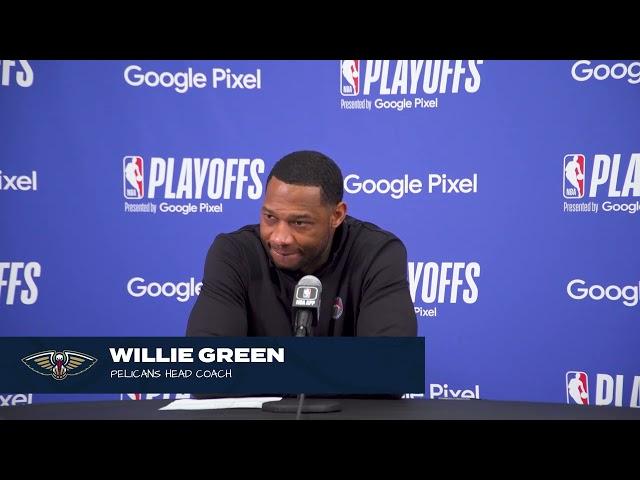 Willie Green recaps loss | Pelicans-Thunder Game 2 Postgame | 2024 NBA Playoffs