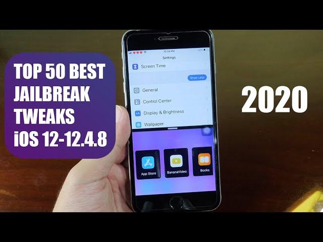 TOP 50 BEST Jailbreak Tweaks for iOS 12-12.4.8 (2020)