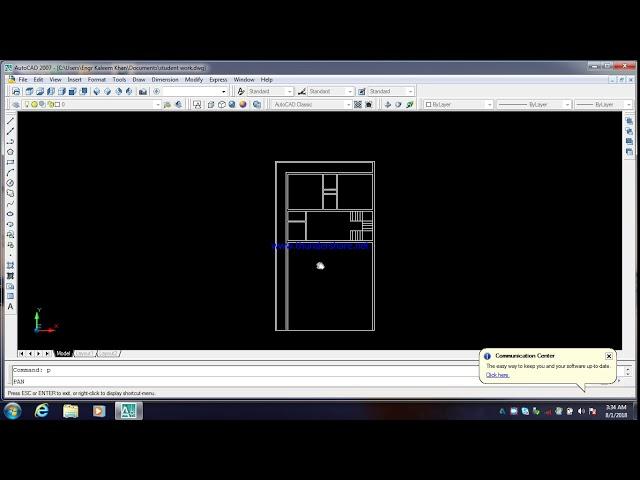 Autocad  10 marla 2d plan