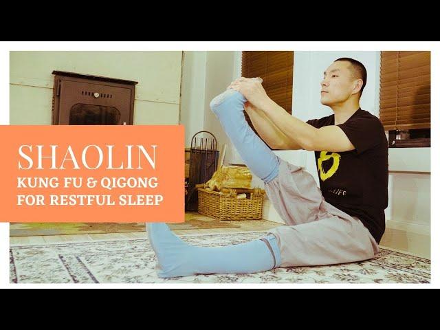 Shaolin Relaxation Exercise, Guided Qi Gong Breathing, Meditation, Kung Fu Stretch for RESTFUL SLEEP