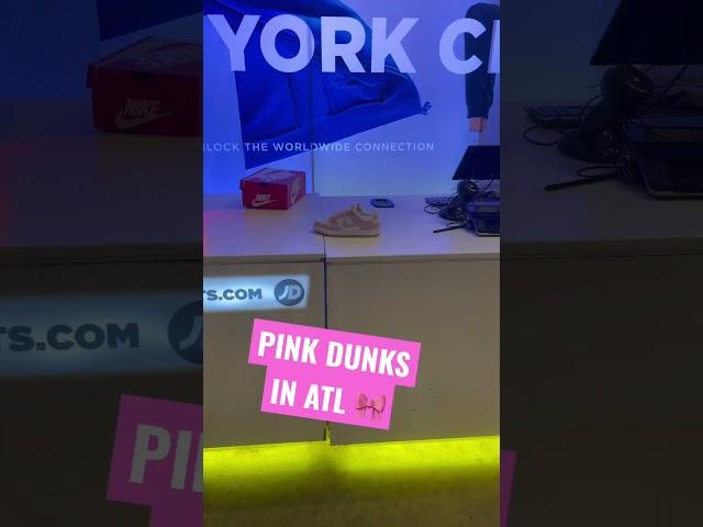 PINK CORDUROY DUNKS IN ATLANTA