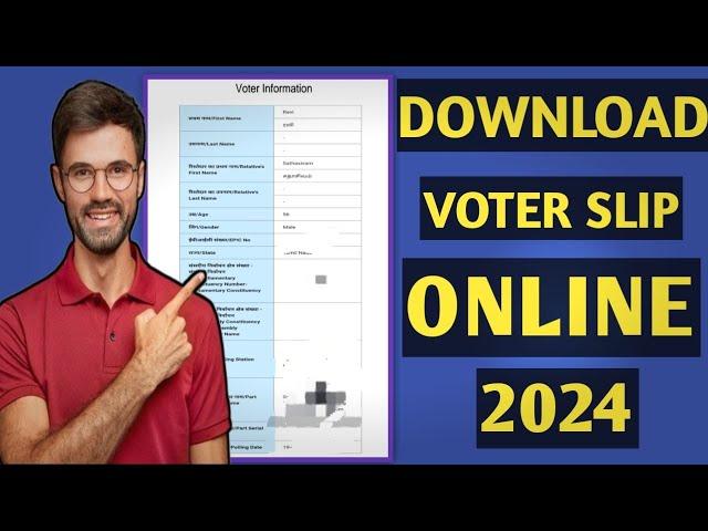 How to Download Voter slip 2024 || Voter slip Download Online || Gk Tech Info