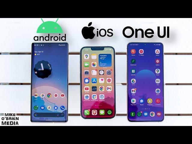 The Very Best Smartphone (iOS vs ONE UI vs Pixel Android) - In Depth Comparison