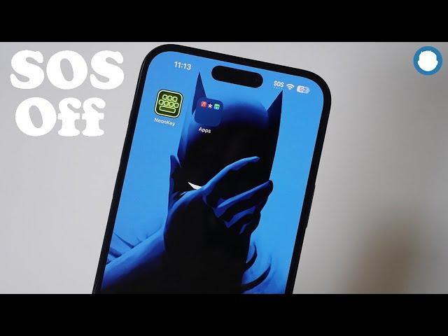 How To Turn Off SOS On Iphone 15 Plus / Pro Max - IOS 17