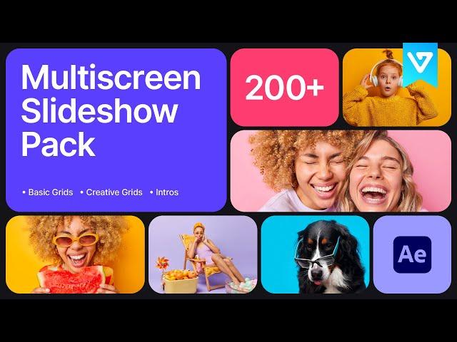Multiscreen Slideshow Pack | Easy Edit Pro| After Effects Tutorial | Effect For You