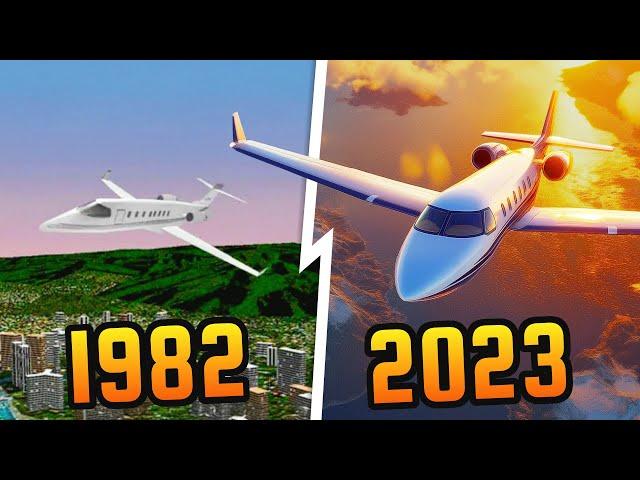 Evolution of Microsoft Flight Simulator [1982-2023]