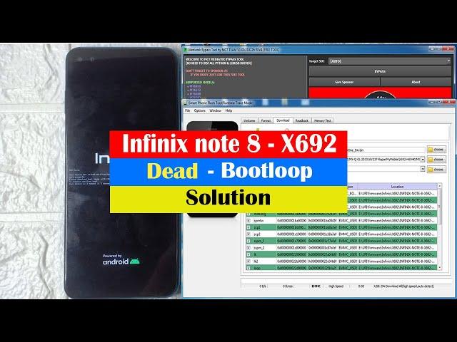 Infinix  note 8 ( X692 ) Bootloop  Solution