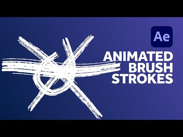 Unique Animated Brush Strokes | After Effects Tutorial
