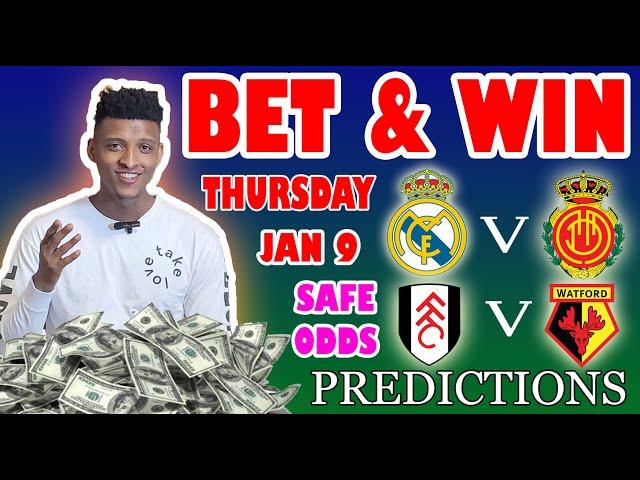 Football Prediction Today 09-01-2025 |  Betting tips Today | Mig predictions | Safe Investments