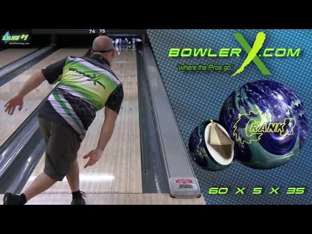 Lane#1 Pearl CrankR - Bowling ball reaction video - bowlerx.com