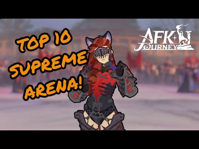 AFKJourney: TEAMS I used for top 10 SUPREME ARENA.