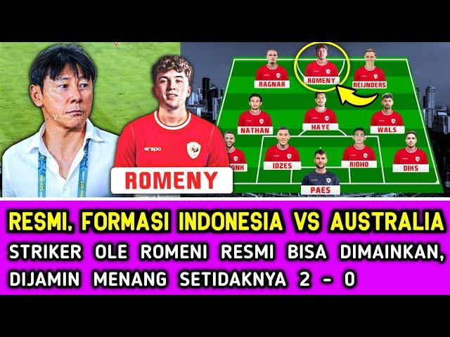 RESMI, Ole Romeny Masuk Timnas Senior VS Australia 7 Berita Timnas Pagi Ini