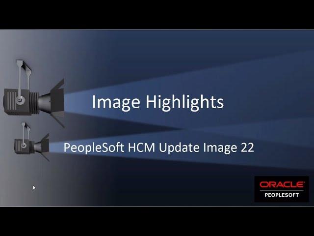 Image Highlights, PeopleSoft HCM Update Image 22