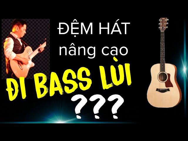 Các thế bấm của chuỗi bass đi lùi dành cho hợp âm thứ.