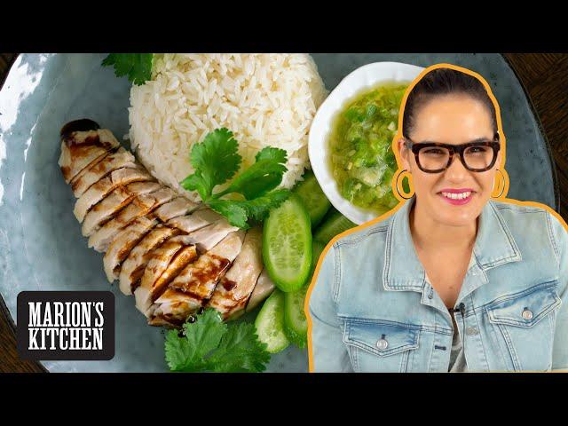 How To: HAWKER-STYLE Hainanese Chicken Rice At Home  | Marion's Kitchen