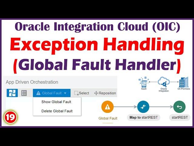 19. Global Fault Handler - Exception Handling in Oracle Integration | How to handle exception in oic
