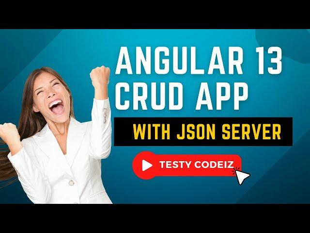 Angular 13 CRUD with JSON-server |Angular CRUD with Reactive form| Angular CRUD Project Crash Course