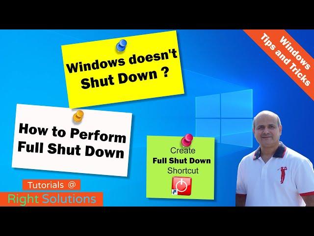 Windows 10 won't shutdown completely - Perform a Full Shutdown - Windows Tips & Tricks