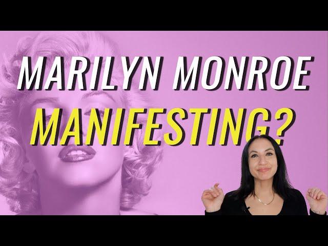 The Marilyn Monroe Approach To Manifestation ! | You Want To Try THIS