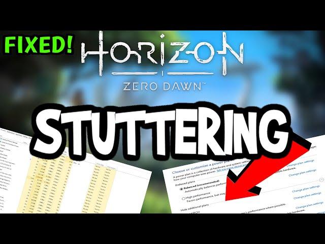 Fix Horizon Zero FPS Drops & Stutters (100% FIX)