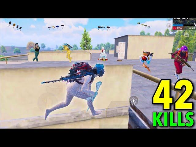 42 Kills NEW WORLD KILL RECORD is HERESOLO vs SQUAD | PUBG Mobile