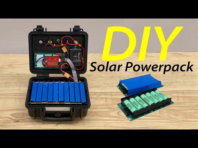 Emergency DIY Solar Powerpack Build