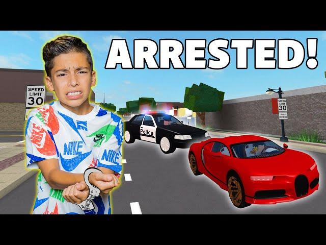 FERRAN BUYS a BUGATTI Then Gets ARRESTED in ROBLOX! | Royalty Gaming