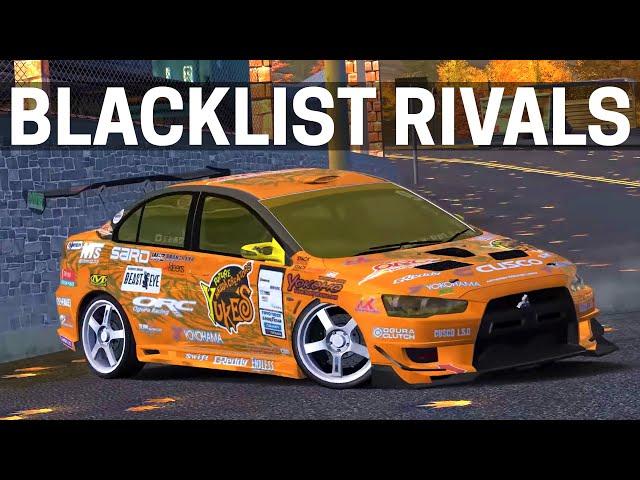 NFS Most Wanted: All Blacklist Race Entrances