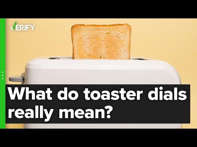 No, the dial on the side of a toaster does not indicate minutes of toast time