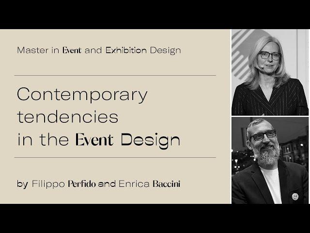 MEED Master in Event and Exhibition Design – Webinar – "Contemporary tendencies in the Event Design"