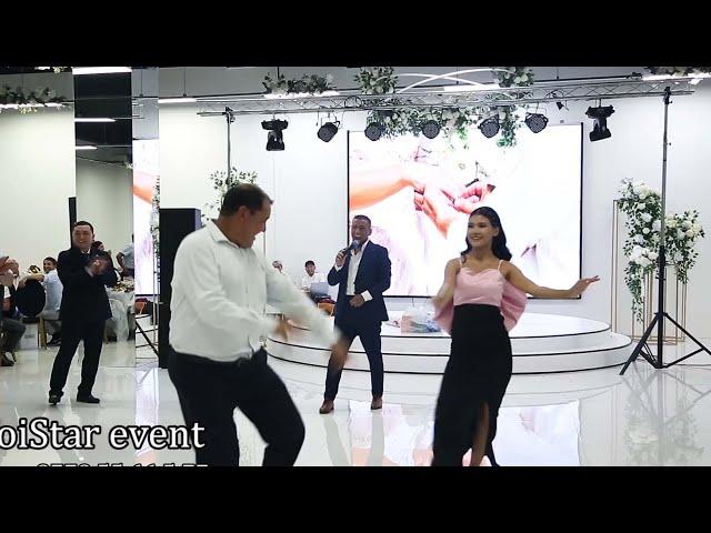 Ағамыз жас құдашамен билеп естен кетті. Супер тамада Сабыржан. Dance battle at the wedding