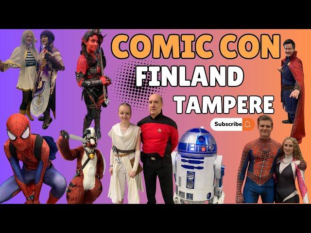 Comic Con Tampere 2024 - Best Cosplay Outfits, Vendor Stalls, and Event Highlights!