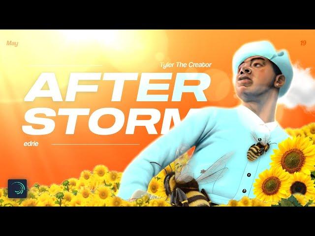 After The Storm - Kali Uchis / Tyler The Creator / 3D Motion Graphics 【Alightmotion