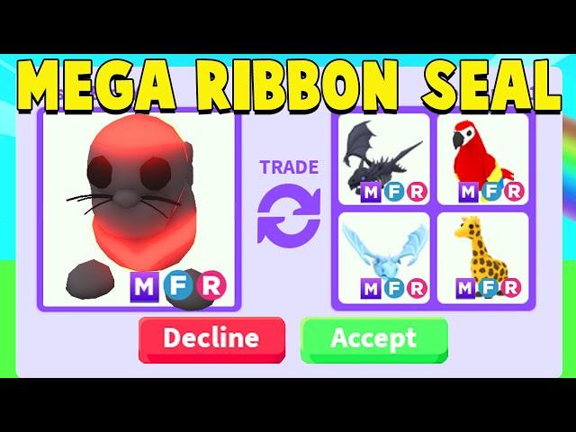 Trading MEGA RIBBON SEAL in Adopt Me!