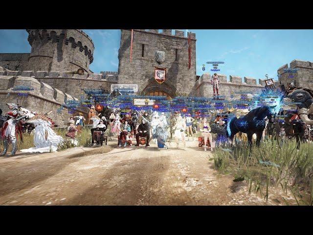 【BDO】Awakening Dosa Siege War Calpheon 124kill PvP #11/黒い砂漠 覚醒ドーサ カルフェオン 占領戦 制限 突撃勇士 4K