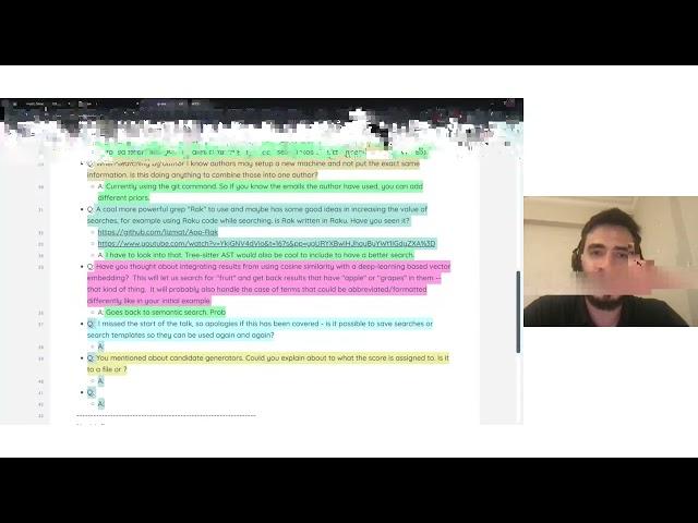 EmacsConf 2024 Q&A: p-search: a local search engine in Emacs