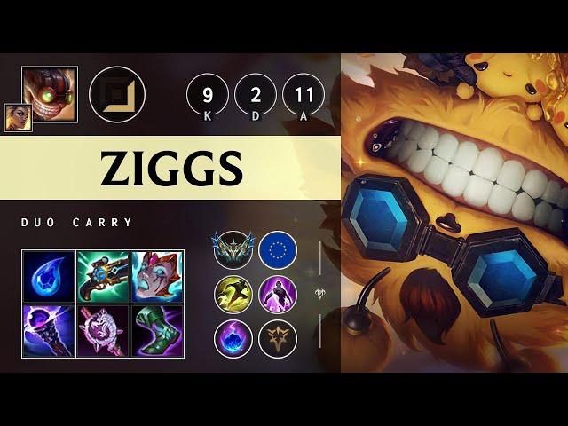 Ziggs Carry vs Corki - EUW Challenger Patch 25.04