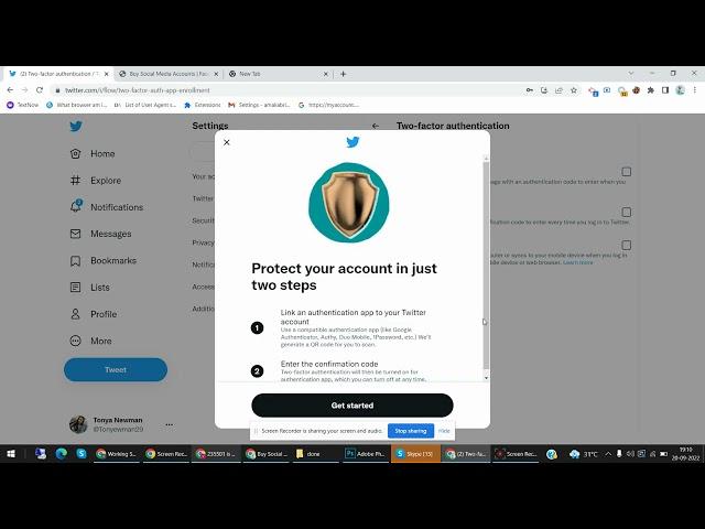 How to setup 2FA or 2 Factor Authentication in Twitter Account? Must Watch