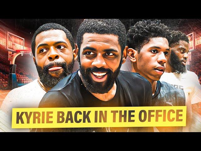 Kyrie Irving Back In The Office With The Guys Already 